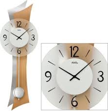Ams Ams Wanduhr Quarz Mit Pendel Holzruckwand Mineralglas Jetzt Bestellen Unter Https Moebel Ladendirekt De Dekoration Wanduhren Pendeluhr Wanduhren Modern