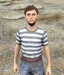 One of the white soldiers jumps out to drive the scientists' vehicle. Kid S Shirt And Jeans Fallout Wiki Fandom