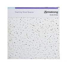 Depending on the pattern, texture and quantity purchased. White Armstrong Ceiling Tile 12 To 15 Inch Length Thickness 6 5 Mm Rs 95 Square Feet Id 21451277333