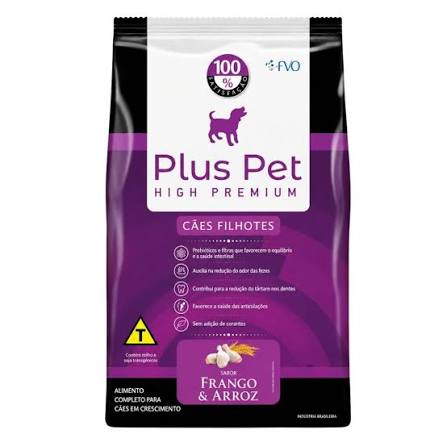 RACAO - PLUS PET FILHOTE - 10,1KG
