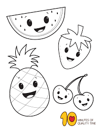 Treats kawaii kawaii food cute printable kawaii unicorn coloring pages. Happy Fruit Coloring Pages Coloring Pages Name Large