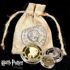 Exchange some money to shop with, but take some home too (either for the scrapbook or kids' show and tell at school)! Harry Potter Gringotts Coins Currency Set With Pouch Hobbies Toys Memorabilia Collectibles Currency On Carousell