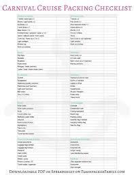 Take a look at these comparison photos for items you're questioning. Carnival Cruise Packing List Cruise Packing Checklist Packing List For Cruise Packing For A Cruise