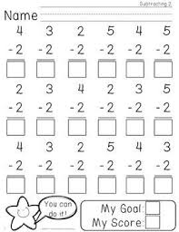 Kindergarten Subtraction Timed Tests Fact Fluency Subtract Within 5 Speed Drills Kindergarten Subtraction Kindergarten Subtraction Facts Math Fact Fluency