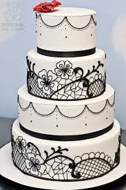 Http Www Dreamdaycakes Com Wp Content Uploads 2012 05 Black White Piped Tiered Cake White Wedding Cakes Black And White Wedding Cake Wedding Cake Decorations
