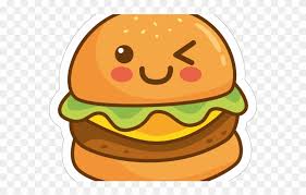 What great lengths will they go to take each other out? Drawn Burger Cute Burger With A Face Clipart 3572987 Pinclipart