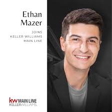 Join us in giving a warm welcome to Ethan Mazer, the newest addition to the  KW Main Line family! Ethan Mazer was born and raised in Wynnewood, PA, and  graduated from West