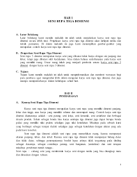Check spelling or type a new query. Makalah Seni Rupa 3 Dimensi