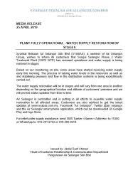 Petaling jaya (the star) there will be water disruption in the klang valley for up to 86 hours beginning april 24. Astro Radio News On Twitter Air Selangor Says The Sungai Selangor Phase 2 Water Treatment Plant Has Resumed Operations And Water Supply Is Expected To Be Restored To The Affected Areas Around The