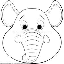 Just click on the icons, download the file(s) and print. Elephant Animal Face Mask Coloring Pages Free Instant Download Coloring Coloringbook Coloringpages An Animal Face Mask Printable Animal Masks Animal Masks