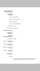 Molti dei nostri template contengono anche modelli di biglietti da visita e lettere di candidatura. Modello Curriculum Anticronologico Da Scarica