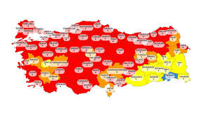 Solve this simple math problem and enter the result. Turkiye Geneli Illere Gore Koronavirus Risk Durumu Haritasi 29 Mart 2021 Il Il Risk Durumu Son Dakika Haberleri