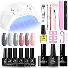 Not only does this one come with a uv/led light and six nail colours, but there are over 31 nail art tools in the kit beetles 20 pcs gel nail polish kit. Top 10 Home Gel Nail Kits Of 2021 Best Reviews Guide
