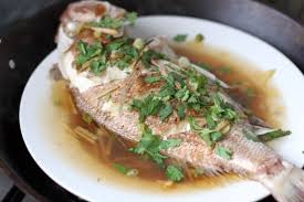 Malaysian Style Steamed Fish Ang Sarap Recipe Steamed Fish Chinese Cooking Wine Chinese Cooking