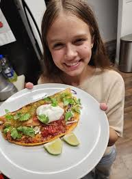 Some of my cooking, potatoes, chicken wrap, chicken Verde, taco salad,Deep  fried chicken, potatoes covered with white gravy!