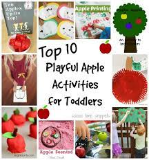 Write the first letter of a fruit's name on a single piece of paper. 10 Apple Activities Your Toddler Will Love School Time Snippets