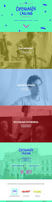 Copenhagen Calling Copenhagen One Page Website Website Design