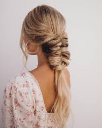37 wedding hairstyles for short hair. Wedding Hair Inspiration 17 Beautifully Messy Bridal Braids Onefabday Com