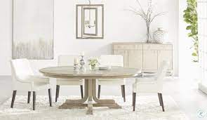 For large groups of eight, you'll want to take a trip back up to the top of this post for the 72 inch round oak option pictured there. Torrey Natural Gray 60 Extendable Round Dining Table From Orient Express Coleman Furniture