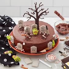 Haunted Graveyard Cake Graveyard Cake Frosting Recipes Easy Frosting Recipes