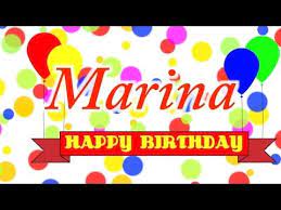 Happy Birthday Marina Song Youtube Buon Compleanno Papa Buon Compleanno Auguri Di Buon Compleanno