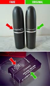 how can you tell if mac makeup is fake