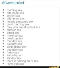 It's hard to do it on your own, and sometimes you need a fresh perspective. Ifweremarried Morning Sex Afternoon Sex Dinner Sex After Meal Sex I Made Pancakes Sex Good Morning Sex They Kids Are At School Sex Shower Sex Bored Sex Make Up Sex Break Up