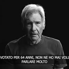 Usa 2024, l'endorsement di Harrison Ford: «Ho un voto e lo userò per Kamala  Harris»