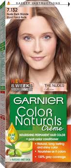 صبغة الشعر غارنييه اشقر غامق garnier color natural color conditioner permanent hair color