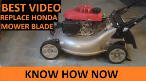 Auto konfigurieren, exklusive angebote erhalten und sparen. Honda Lawn Mower Blade Replacement Hrr Hrx Series Youtube