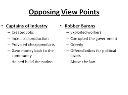 Robber Barons Vs Captains Of Industry Ppt Video Online