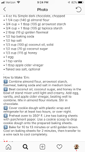 4.6 out of 5 stars. Hu Kitchen Chocolate Chip Cookies Paleo Dessert Chocolate Chip Cookies Arrowroot Starch