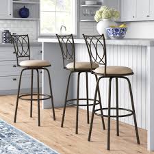 A diy kitchen island increases counter space in your kitchen. Three Posts Abrams Swivel Bar Stool Reviews Wayfair