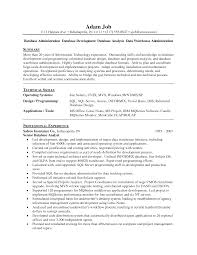 Sql Server Database Administrator Resume. resume database elegant ...