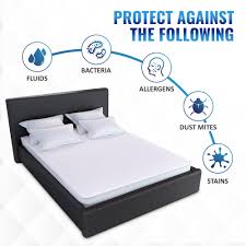Ubersoft Bedding Mattress Protector Pad For Queen Bed Cover Is Waterproof And Hypoallergenic For Accidental Spills Bed Bed Wetting Mattress Protector Mattress