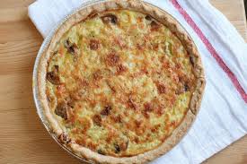 Leek And Mushroom Quiche Savoury Food Yummy Breakfast Food