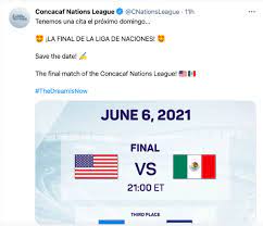 Jul 25, 2021 · final: Mexico Vs Estados Unidos Dia Fecha Y Horario De La Final De La Nations League Como Y Donde Ver En Directo I Concacaf Chivas Pasion