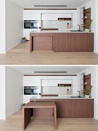 That's where you gather for meals and companionship. Design Detail A Dining Table Is Hidden Within This Kitchen
