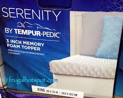 Costco Sale Serenity By Tempur Pedic Memory Foam Mattress Topper Memory Foam Mattress Topper Foam Mattress Topper Mattress Topper