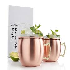 Vonshef 2 Teiliges Set Moskau Mule Becher Kupfer 2 Jahre Kostenlose Gewahrleistung Amazon De Kuche Amp Haushalt Moscow Mule Mugs Mugs Flute Glass