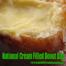 If you don't like to wait for major national holidays to roll around, then start celebrating the lesser known holidays. National Cream Filled Donut Day September 14 2017 Filled Donuts Cream Filled Donuts Food