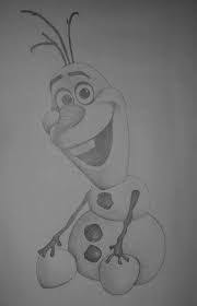 Olaf The Snowman From Disney S Frozen Graphite Drawing Etsy Disney Drawings Sketches Disney Art Drawings Disney Drawings