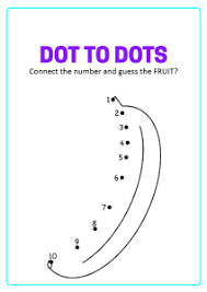 The preschoolers will improve their number sequence and number knowledge by connecting all the numbers in the correct order. Connect The Dots Banana Dot To Dot Worksheets For Preschool Kindergarten Grade Art And Craft Worksheets Schoolmykids Com