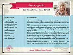 If making your own, here are some categories you might use Recipe Card Maker Personalize Free Recipe Template Online