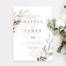 Blush And Sage Wedding Invitations In 2020 Wedding Invitation Packages Printing Wedding Invitations Creative Wedding Invitations