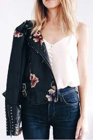 Lace Dress Leather Jacket No Sleeves Leather Jacket Style Embroidered Leather Jacket Fashion