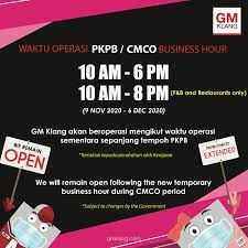 Klang malaysia terletak di 6952.84 km barat laut dari mekah. Gm Klang ð˜¼ð™‰ð™‰ð™Šð™ð™‰ð˜¾ð™€ð™ˆð™€ð™‰ð™ Hello As We Know Cmco Is Extended Facebook