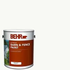Maybe you would like to learn more about one of these? Behr 1 Gal White Exterior Barn Fence Paint Mildew Resistant Livestock Safe For Sale Online Ebay