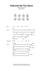Iron Maiden Hallowed Be Thy Name Sheet Music Notes Chords Sheet Music Notes Sheet Music Music Notes
