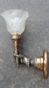 In addition to installation costs, gas lanterns cost an average of $10 per month each to operate, but can cost three times as much to operate, depending on gas prices in the area. Victorian Lady S Hand Wall Sconce Gas Now Electric Old Antique Vintage Style Antique Chandelier Sconces Antiques